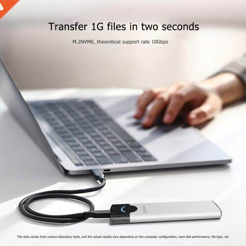 Lenovo M-02 M2 SSD Case PCI-e NVMe M.2 NGFF B Key to USB .1