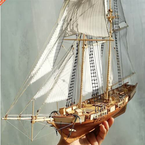 Scale Assembling Building Kits Ship Model Wooden Sailboat To