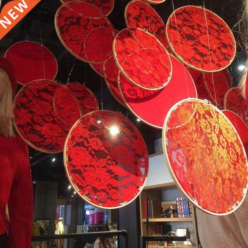 12 Pieces 7 Inch Wooden Embroidery Hoops Bulk Bamboo Circle