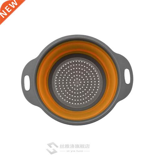 Stock Foldable Colander Food Grade Pasta Strainer Fruit Vege
