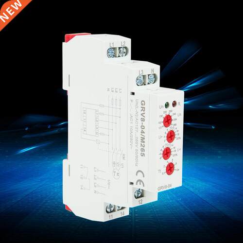 Voltage Monitoring Relay GRV8-04 3-Phase Voltage Control Rel