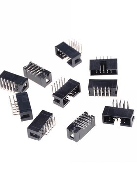 High Quality 10pcs DC3 10 Pin 2x5Pin Right Angle Double Row
