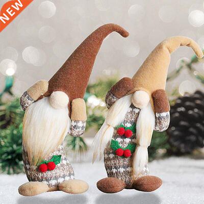 Christmas Faceless Curving Neck Sweden Tomte Gnome Bent Over