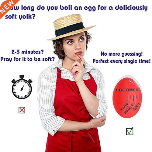 Kitchen Time Timer Perfect Egg Changing Color Eggtimer Resin