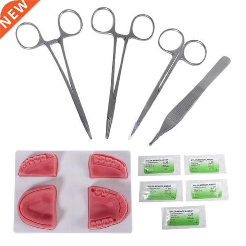 Pro Oral Suture Practice Kit with Suture Pad 5pcs Suture Thr