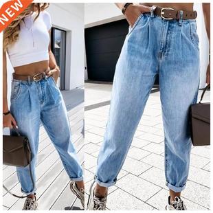 jean woman mom jeans pants boyfriend jeans for women with hi