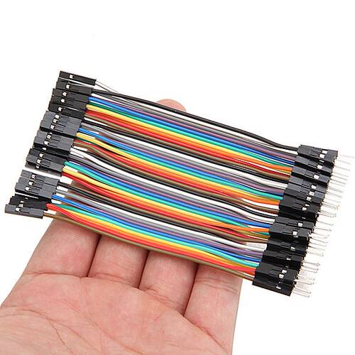 40Pcs 10cm Male To Female cable line Jumper Connector Breadb