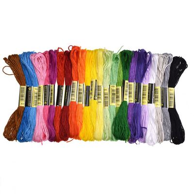 24/36 colors Cross Stitch Thread Floss Cross Stitch Cotton S