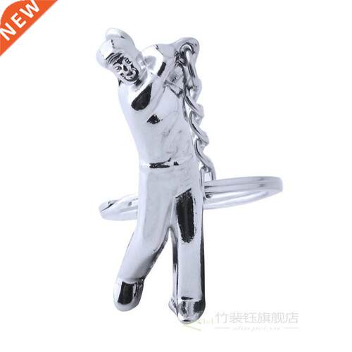 Golf Keychain Creative Metal Keyring Small Gift Key Pendant