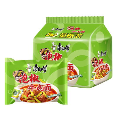 康师傅清真方便面泡椒食品批发