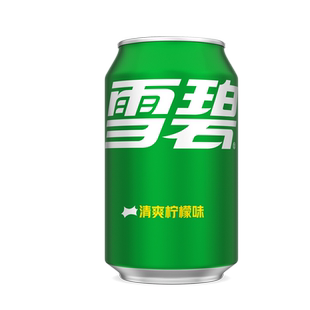 雪碧清爽柠檬味汽水碳酸饮料330ml*24罐易拉罐听装 可口可乐出品