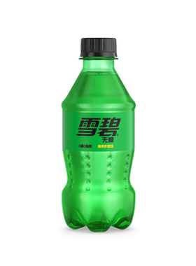 无糖零卡雪碧300ml*24瓶