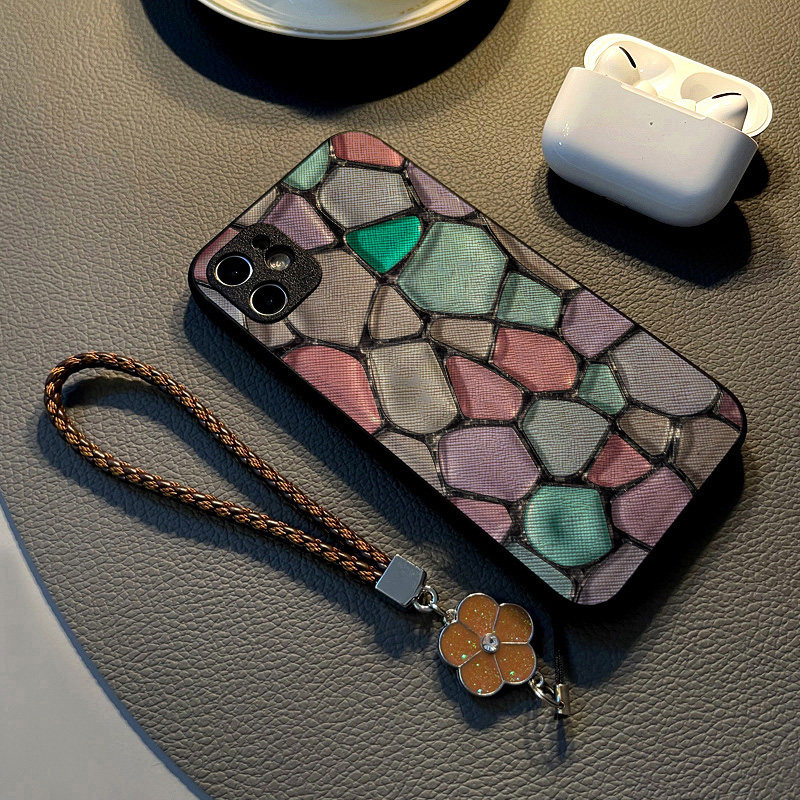 适用华为荣耀500 300 400 100 200 90 70 pro 60se手机壳硅胶创意皮革纹全包防摔保护套挂绳新款彩色银边拼接,3C数码配件,手机保护套/壳,淘宝优惠券,粉丝福利购,淘宝优惠卷