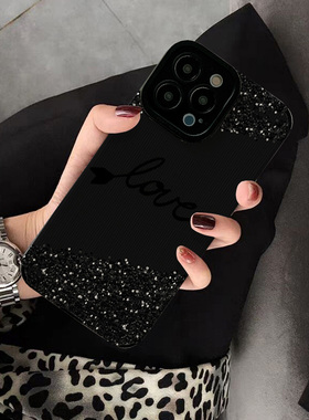 适用vivo S17手机壳S15 S10 pro新款 s9 s7 s19 s16创意s20个性s12 e保护套软硅胶女高级皮纹黑色英文箭头