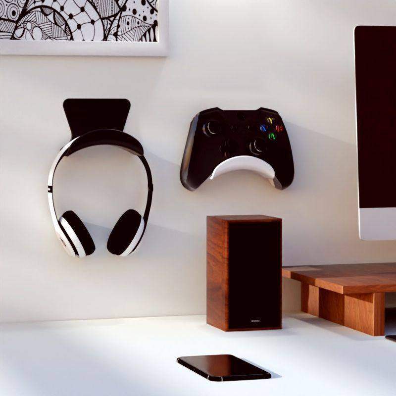 耳机支架壁挂免打孔桌下托架头戴式电竞创意挂钩节省空间实用收纳