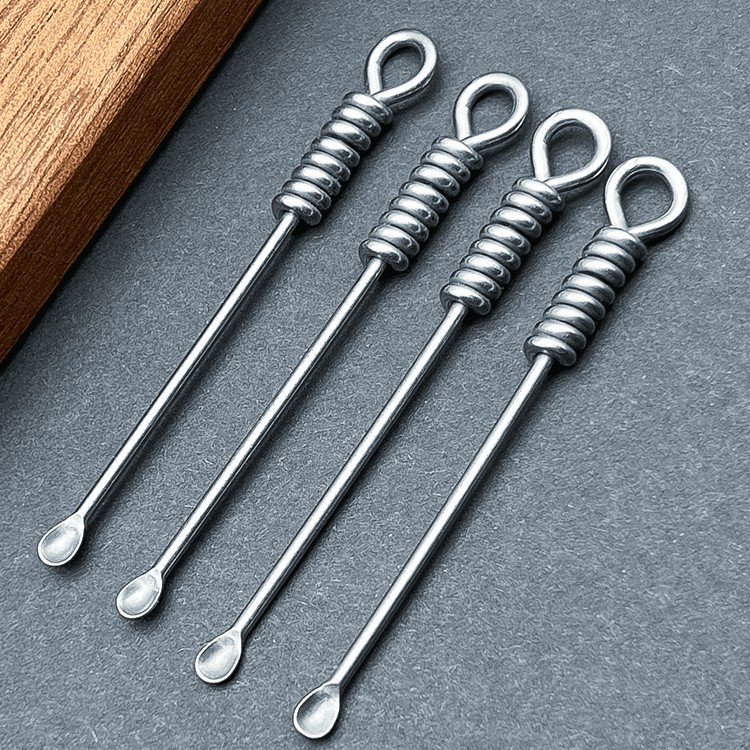 家用采耳圆头成人挖耳勺便携钥匙扣老式耳扒工具实用礼品掏耳朵