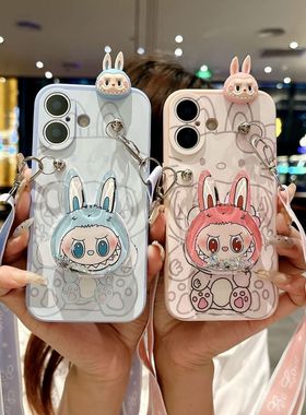 适用于荣耀note10手机壳少女新款magic7pro卡通kt猫拉布布magic6斜挎绳magic5全包式magic4防摔magic3保护套