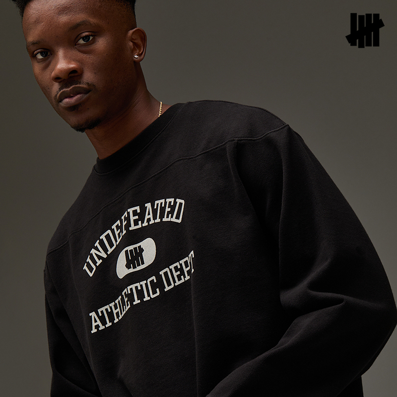 五条杠logo设计圆领卫衣