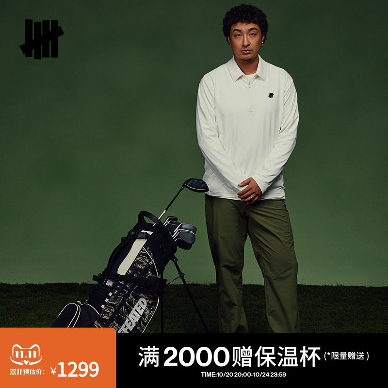 UNDEFEATED五条杠官方男子防泼水梭织长裤运动美式26年秋冬新品