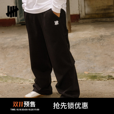 五条杠工装潮流宽松卫裤