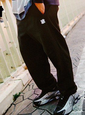 UNDEFEATED五条杠官方冬季新品ICON重磅束腿卫裤