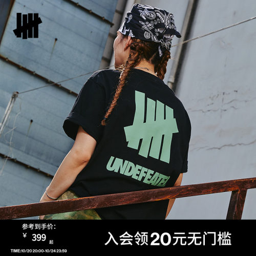UNDEFEATED五条杠ICON短袖T恤