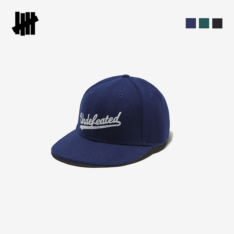 UNDEFEATED五条杠官方秋季新品潮流美式运动棒球帽弯檐帽