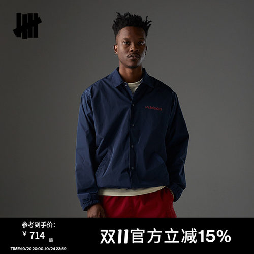 UNDEFEATED五条杠春季教练夹克
