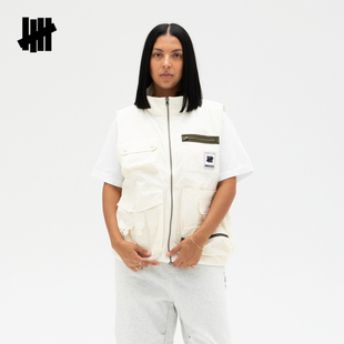 潮流美式 时尚 运动休闲街头钓鱼马甲 新品 UNDEFEATED五条杠官方秋季