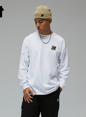 UNDEFEATED五条杠官方冬季新品经典LOCK UP ICON款长袖T恤