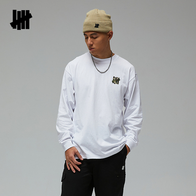 五条杠经典锁扣长袖T恤