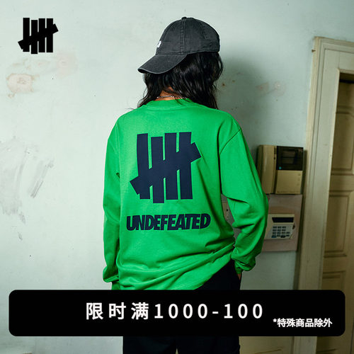 UNDEFEATED五条杠长袖T恤秋季