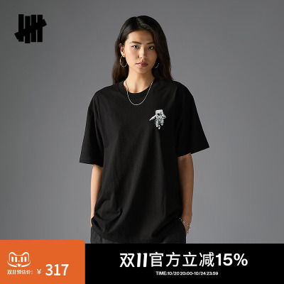 UNDEFEATED五条杠夏季短袖T恤