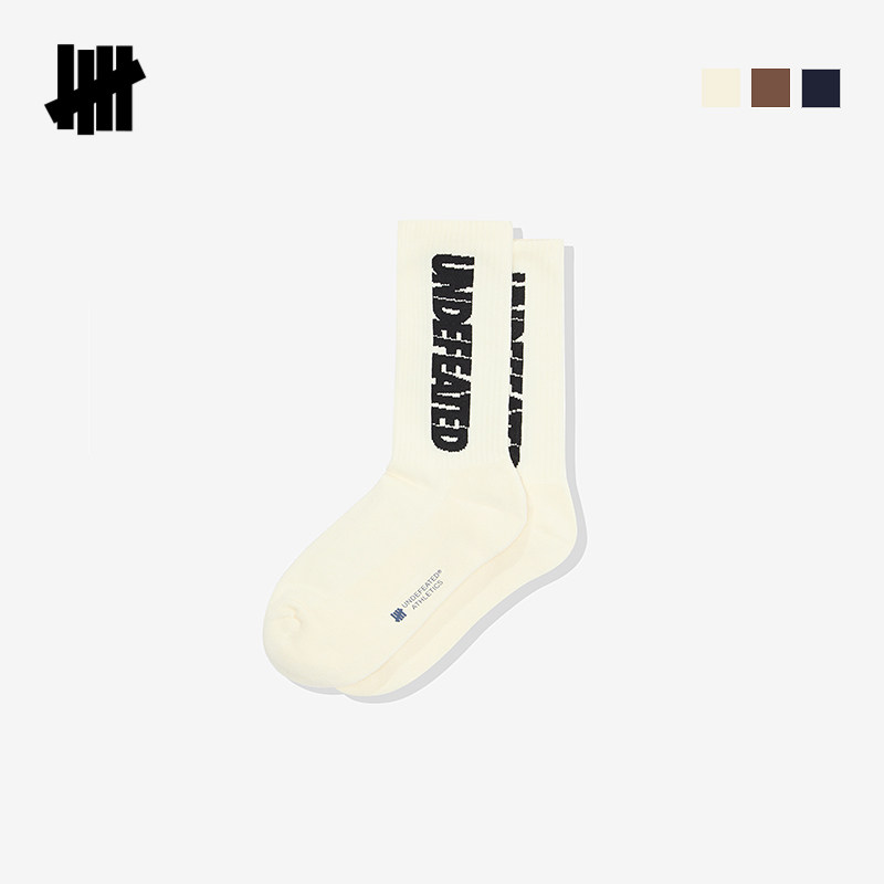 五条杠经典汉麻中筒袜