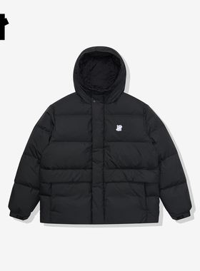 UNDEFEATED五条杠官方秋季新品连帽LOGO款羽绒服