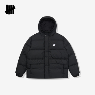 UNDEFEATED五条杠官方秋季新品连帽LOGO款羽绒服