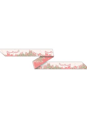 兔兔超人联名郁金香花海丝巾