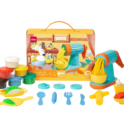 得力面条机彩泥套装安全无毒