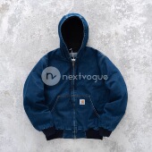 active 连帽水洗做旧牛仔棉衣外套 wip NextVogue carhartt