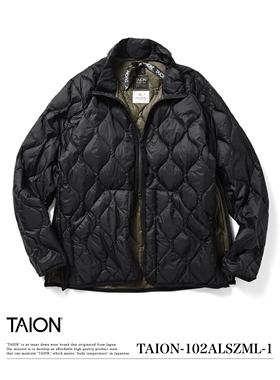 【NextVogue】Taion military high neck down军事绗缝羽绒内胆