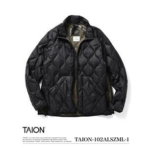 【NextVogue】Taion military high neck down军事绗缝羽绒内胆