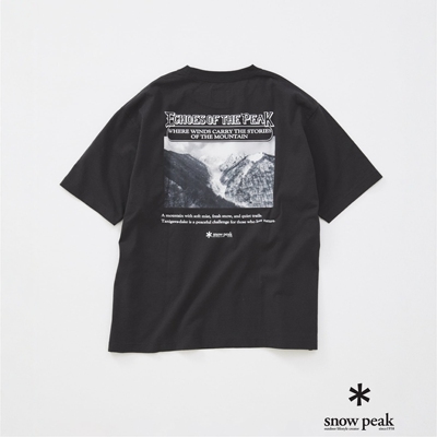 【NextVogue】SNOW PEAK JS别注MT TANIGAWA ESSENCE纯棉短袖T恤