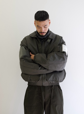 【NextVogue】N.HOOLYWOOD ALPHA MILITARY BLOUSON 军事连帽棉衣