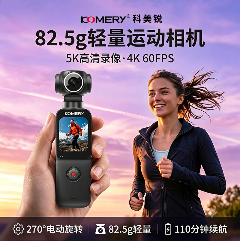 komeryPX35Kvlog美颜运动相机