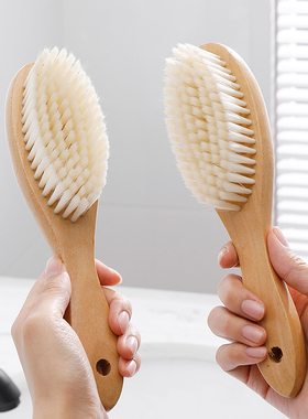 老式木柄鞋刷软毛家用洗鞋刷子专用不伤鞋鞋刷洗衣服刷硬毛清洁刷