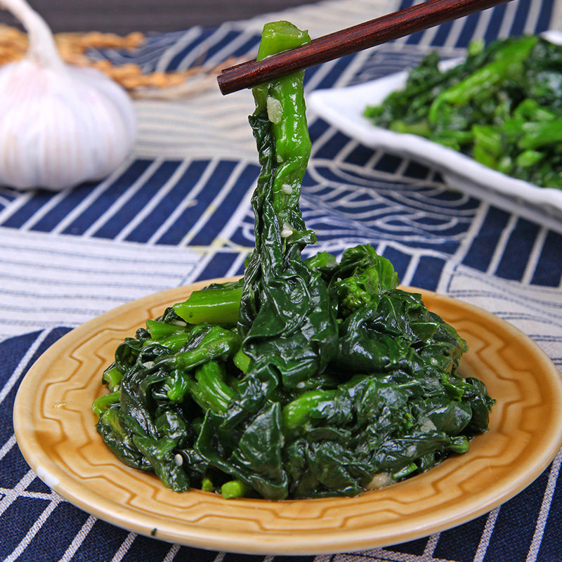 顺丰速冻青菜白菜苔小菜心万年青油菜心菜花冷冻新鲜蔬菜酒店食材图片
