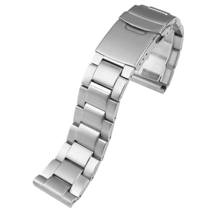 适用精工罐头PROSPEX系列钢带SNE545/547P1 SNE541精钢金属手表带