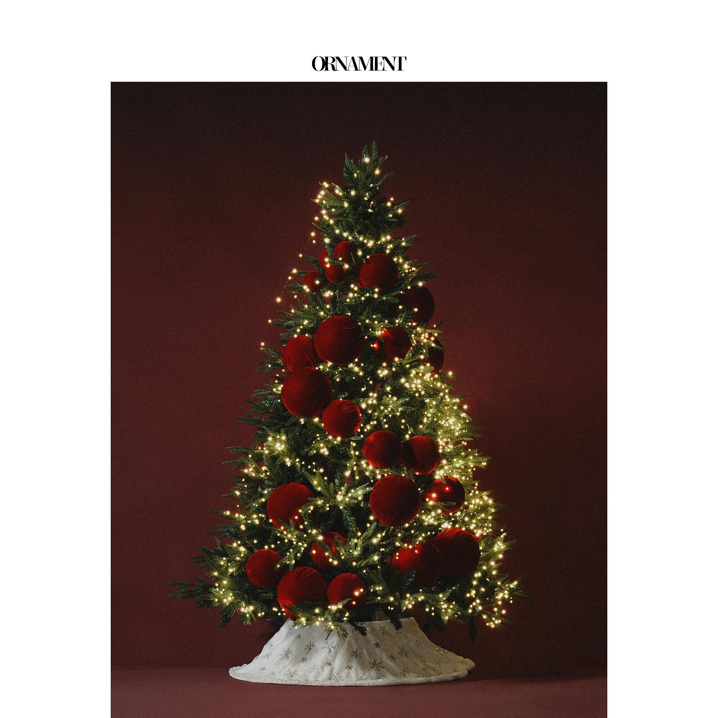 2025新款圣诞节氛围感布置创意高级感耶诞圣诞树球装饰品挂件挂饰