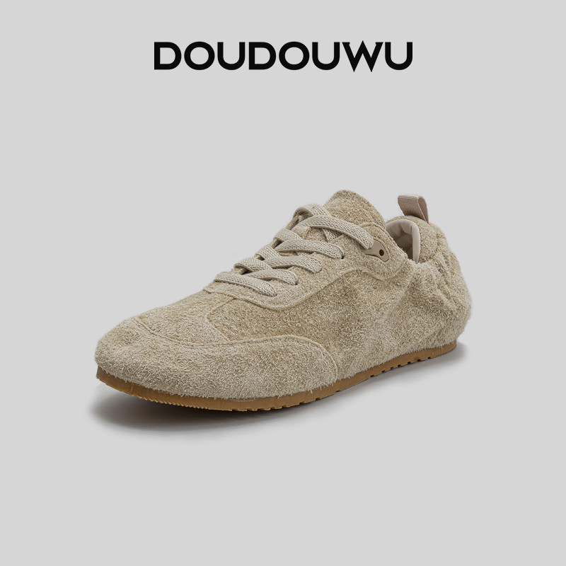 豆豆屋复古平底德训鞋女2025春季新款百搭阿甘鞋软底休闲运动女鞋,女鞋,时尚休闲鞋,淘宝优惠券,粉丝福利购,淘宝优惠卷