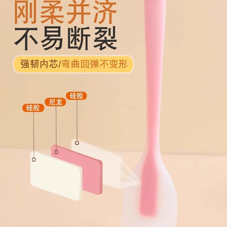 家用大号小号食品级刮刀软硅胶蛋糕刮板耐高温搅拌硅胶铲烘焙工具